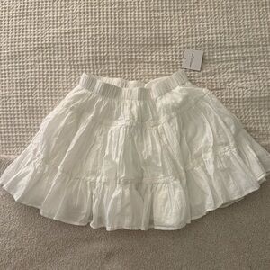 American Eagle White Miniskirt